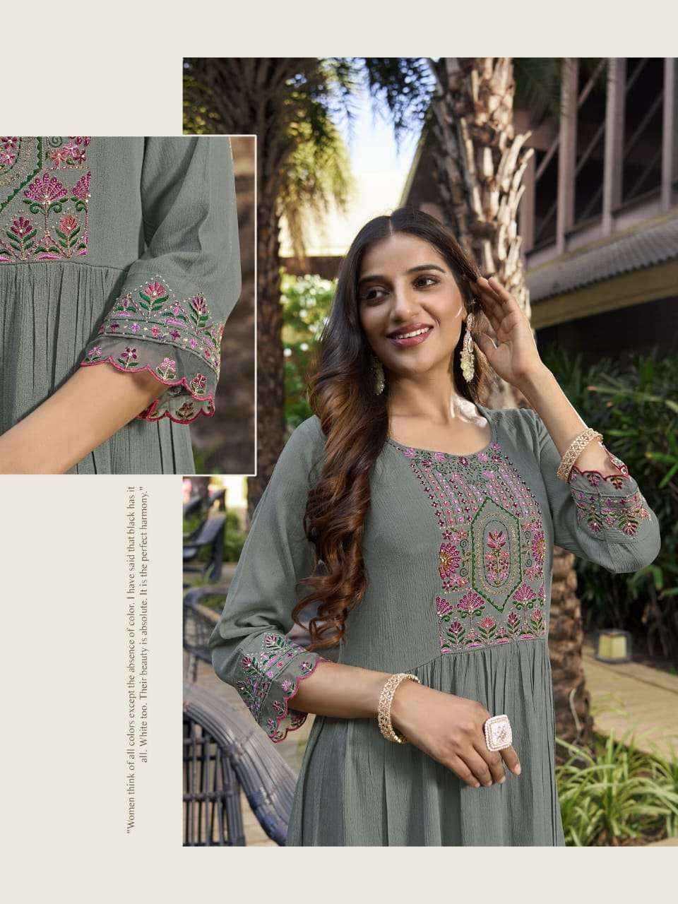 Karissa Zoya Vol 2 Reyon Kurti 4 pcs Catalogue