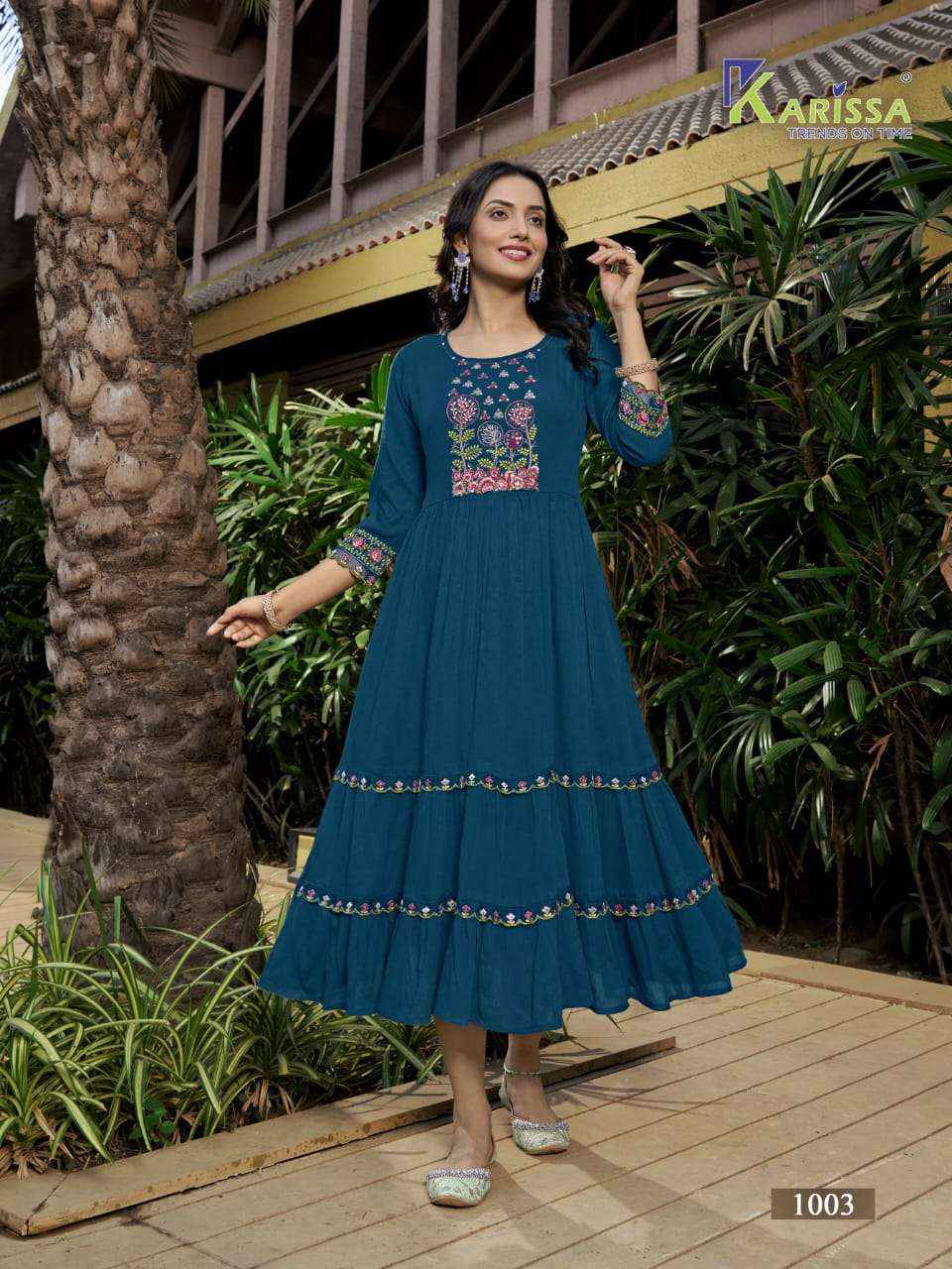 Karissa Zoya Vol 2 Reyon Kurti 4 pcs Catalogue
