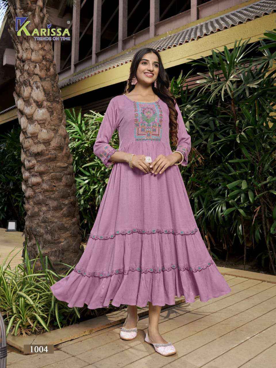 Karissa Zoya Vol 2 Reyon Kurti 4 pcs Catalogue