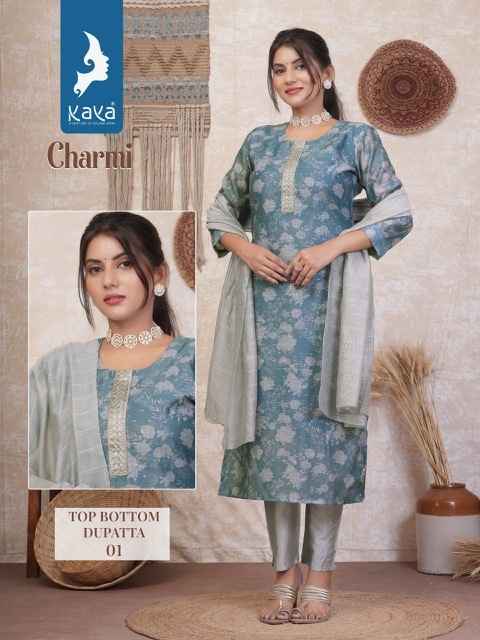 Kaya Charmi Silk Kurti Combo 8 pcs Catalogue