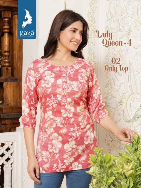 Kaya Lady Queen Vol 4 Capsule Kurti 8 pcs Catalogue