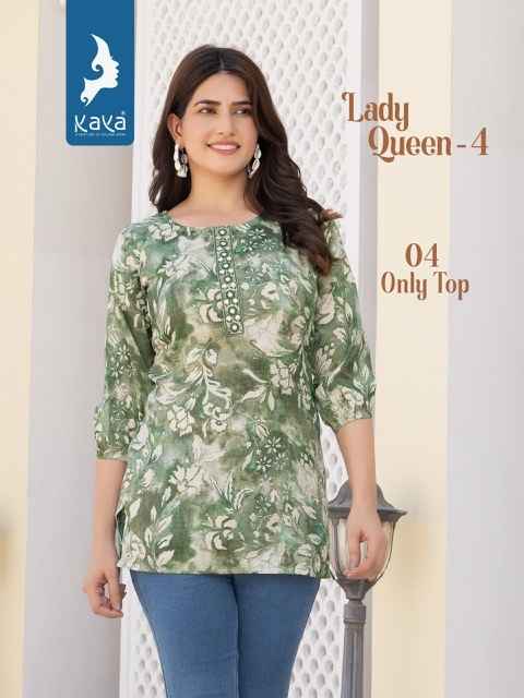 Kaya Lady Queen Vol 4 Capsule Kurti 8 pcs Catalogue