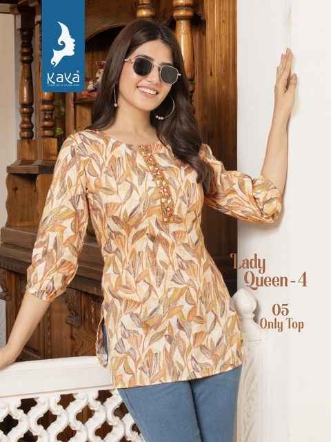 Kaya Lady Queen Vol 4 Capsule Kurti 8 pcs Catalogue