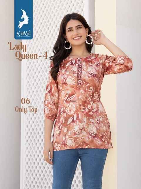 Kaya Lady Queen Vol 4 Capsule Kurti 8 pcs Catalogue