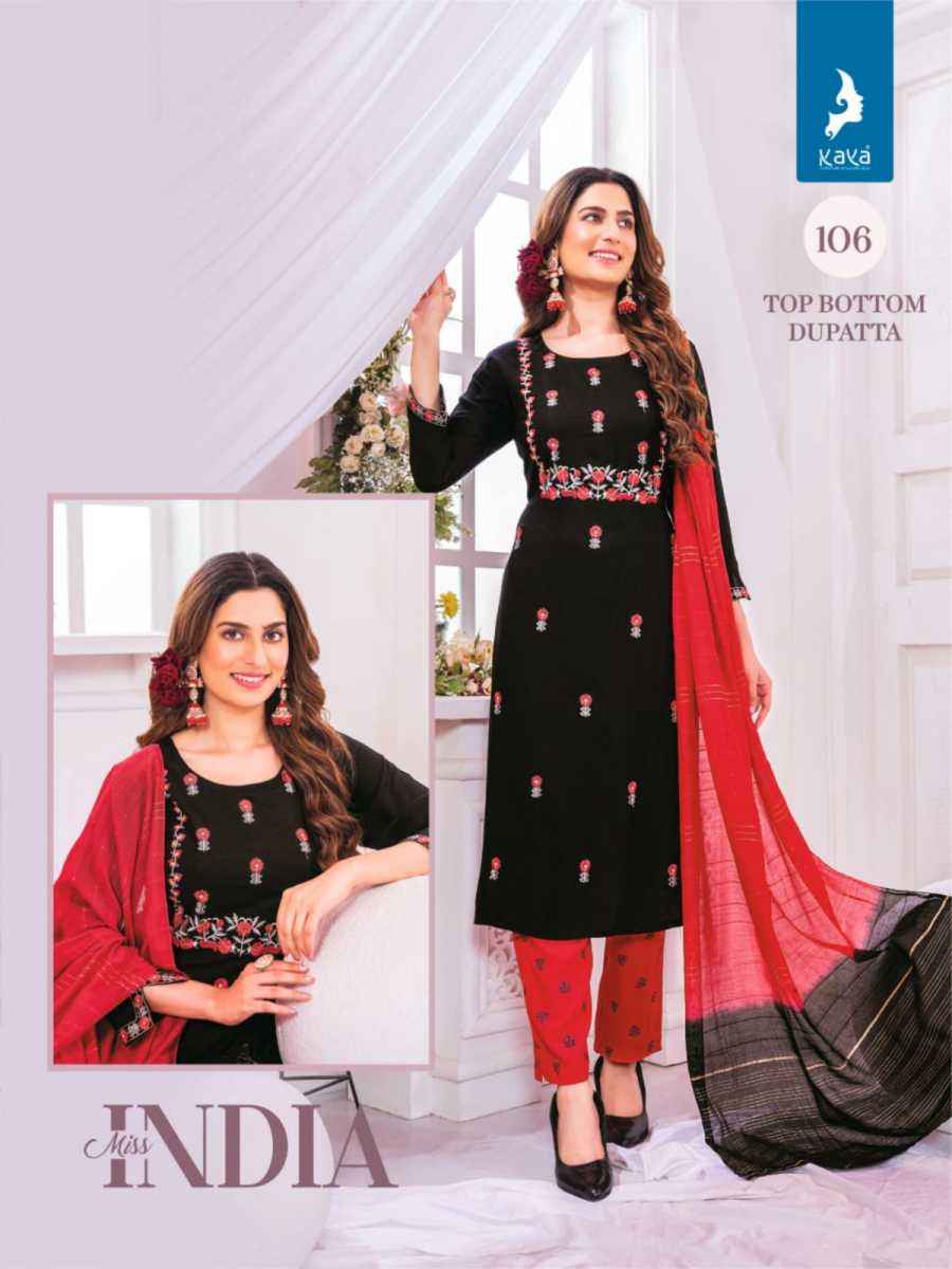 Kaya Miss India Rayon Kurti Combo 8 pcs Catalogue