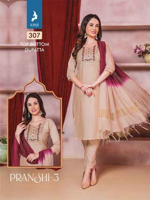 Kaya Pranshi 3 Chanderi Silk Kurti Combo 8 pcs Catalogue