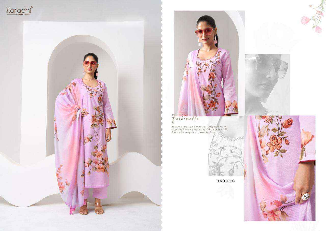 Kesar Karachi Prints Dreams Lawn Cotton Dress Material 6 pcs Catalogue