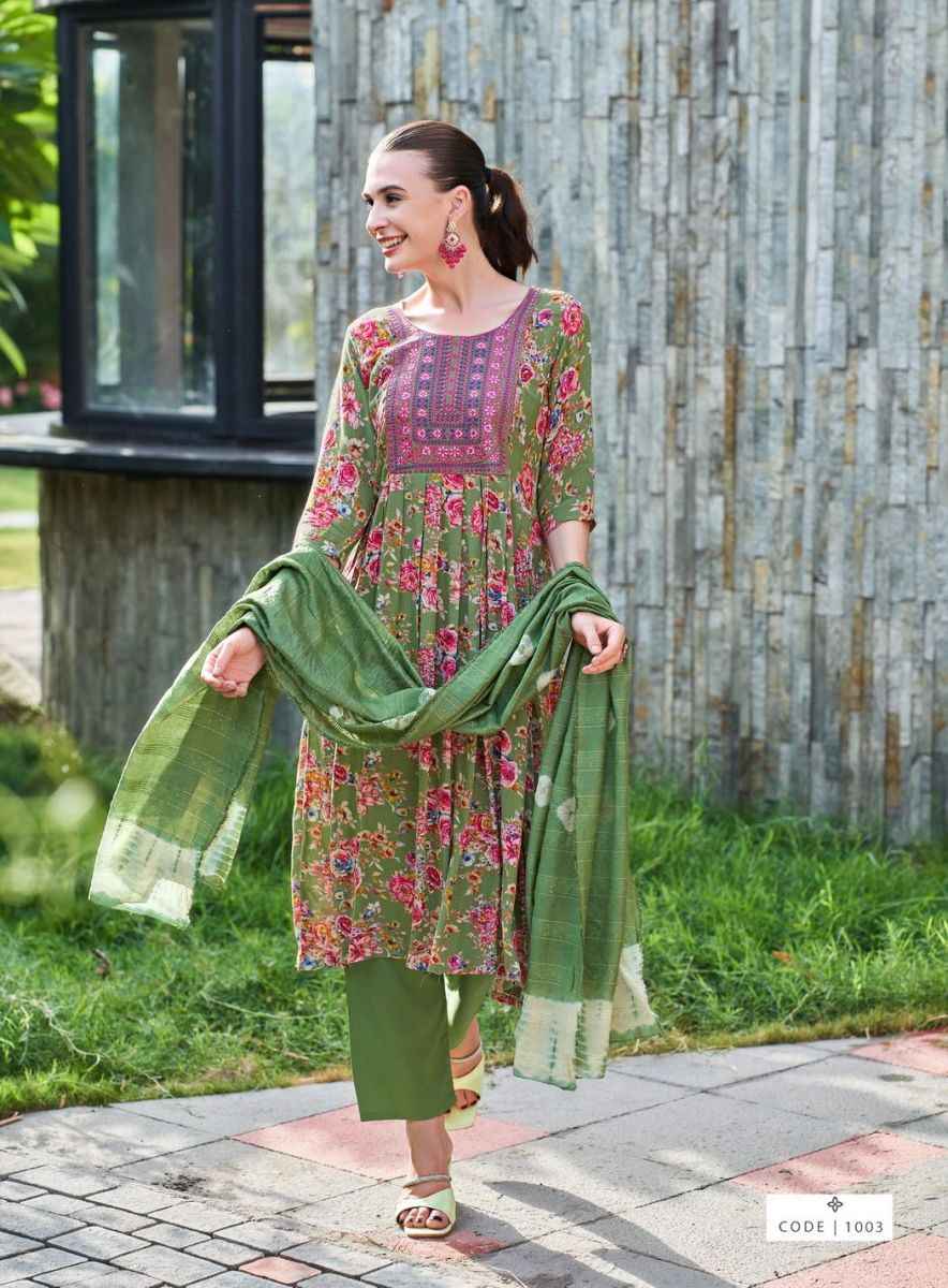 Kushal,s Morni Rayon Kurti Combo 10 pcs Catalogue