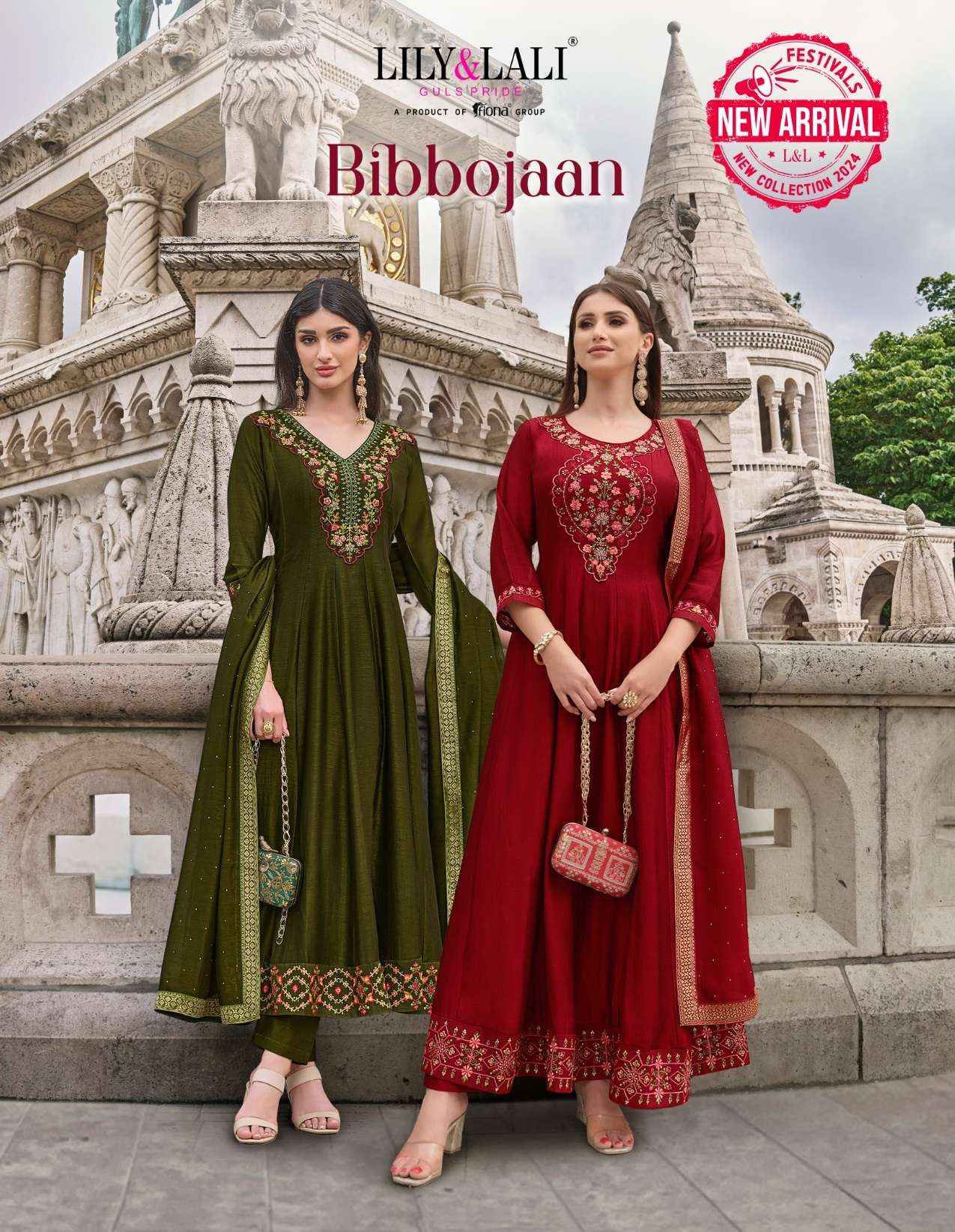 Lily & Lali Bibbojaan Silk Kurti Combo 6 pcs Catalogue