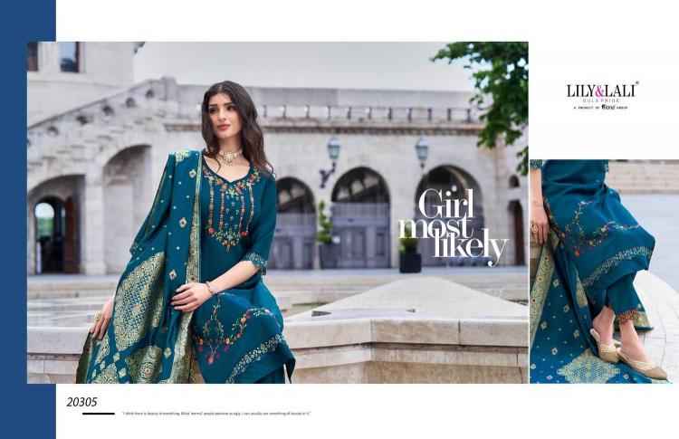 Lily & Lali Hasmeena Vol 3 Viscose Kurti Combo 6 pcs Catalogue