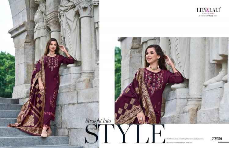 Lily & Lali Hasmeena Vol 3 Viscose Kurti Combo 6 pcs Catalogue