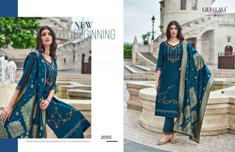 Lily & Lali Hasmeena Vol 3 Viscose Kurti Combo 6 pcs Catalogue