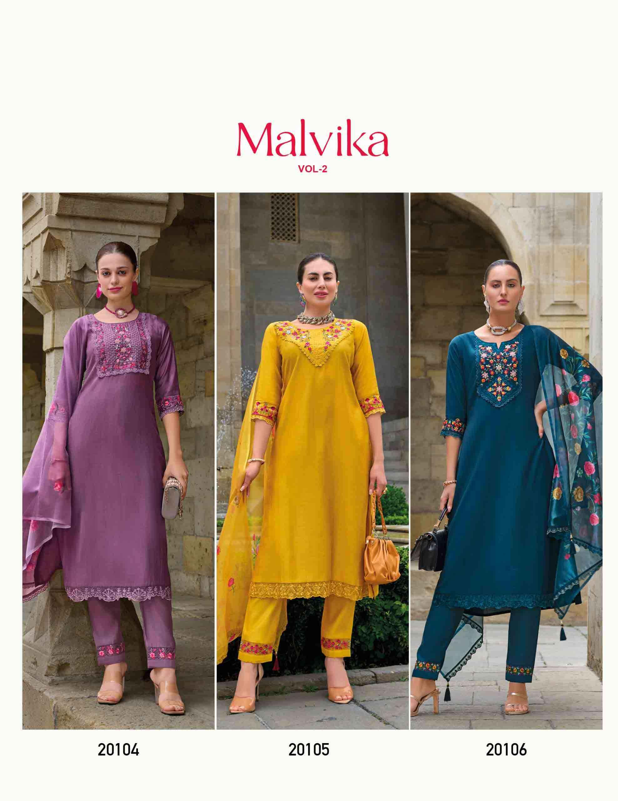 Lily & Lali Malvika Vol 2 Viscose Kurti Combo 6 pcs Catalogue