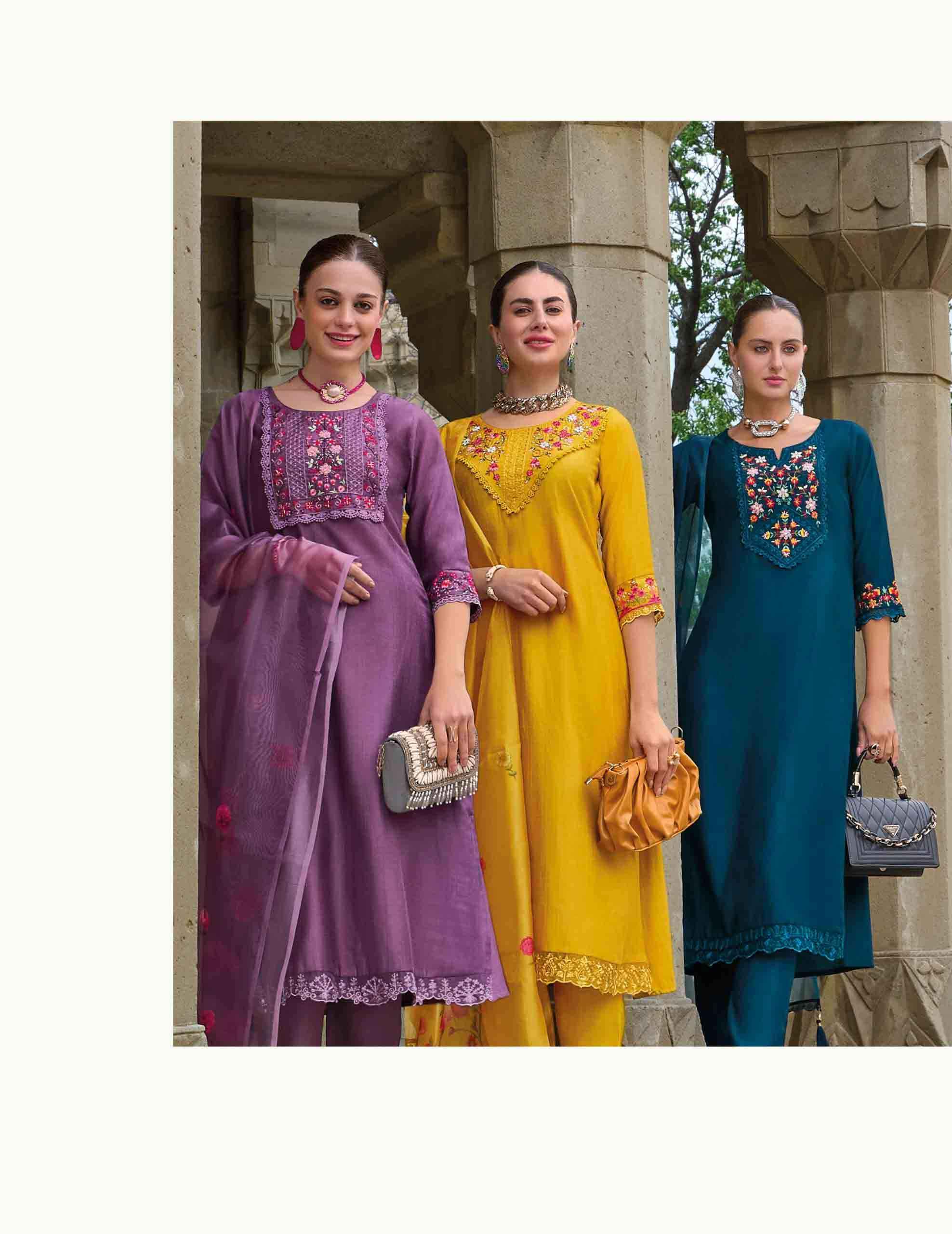 Lily & Lali Malvika Vol 2 Viscose Kurti Combo 6 pcs Catalogue