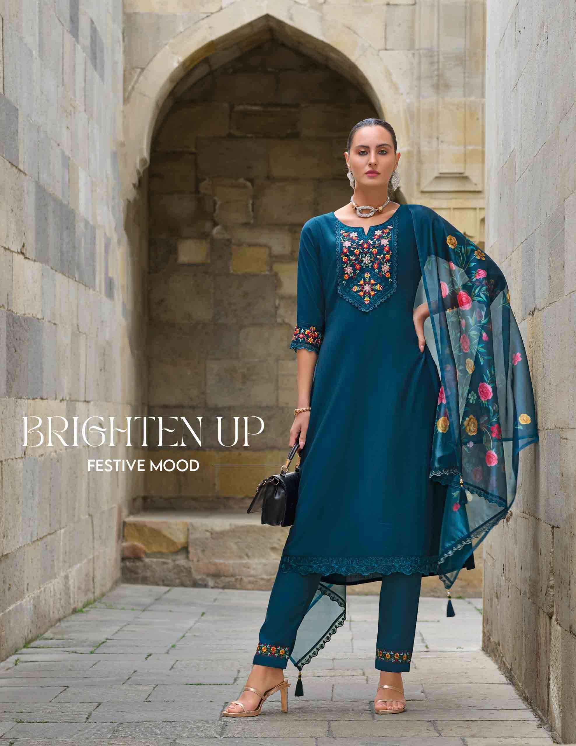 Lily & Lali Malvika Vol 2 Viscose Kurti Combo 6 pcs Catalogue