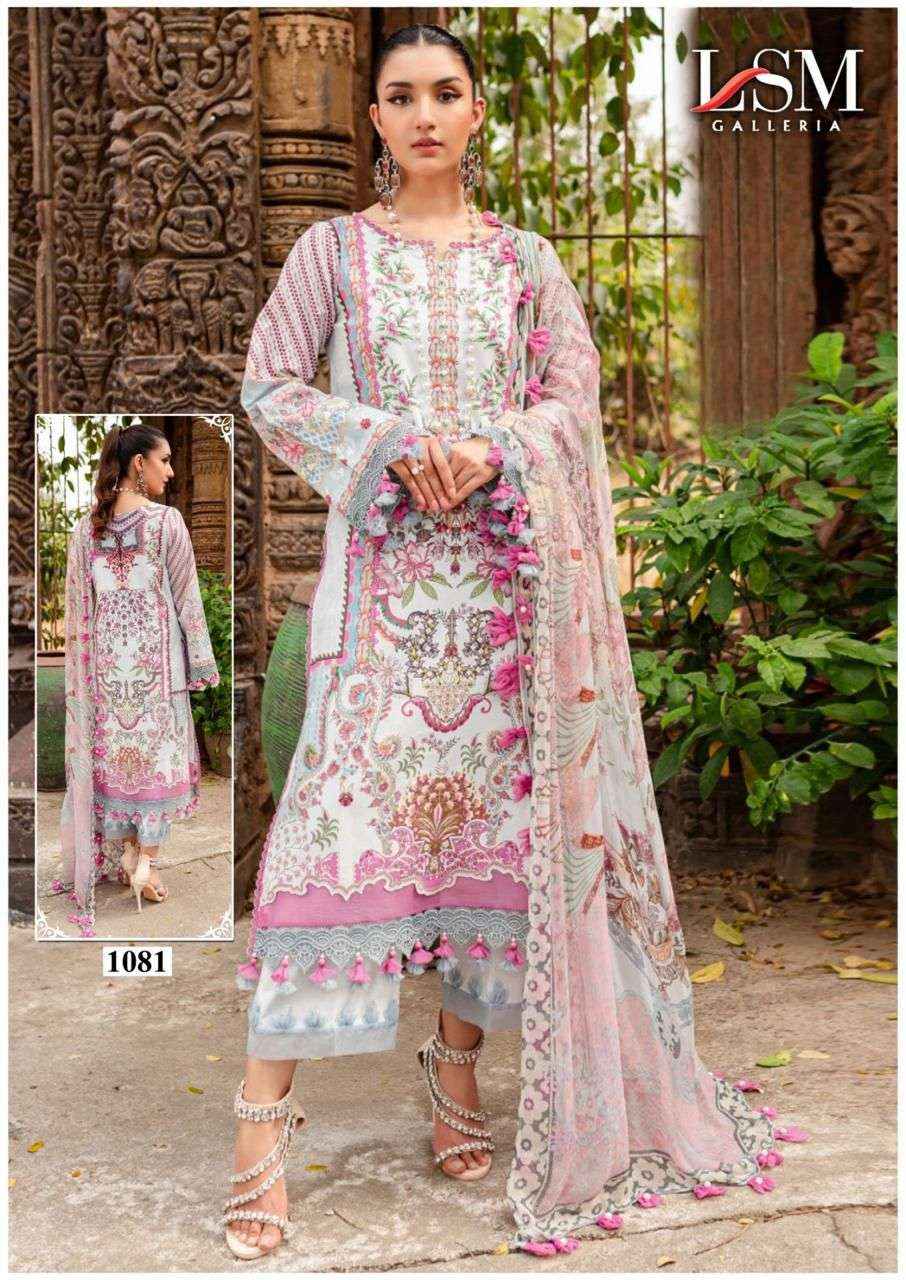 LSM Galleria Parian Dream Vol 9 Readymade Lawn Dress 6 pcs Catalogue