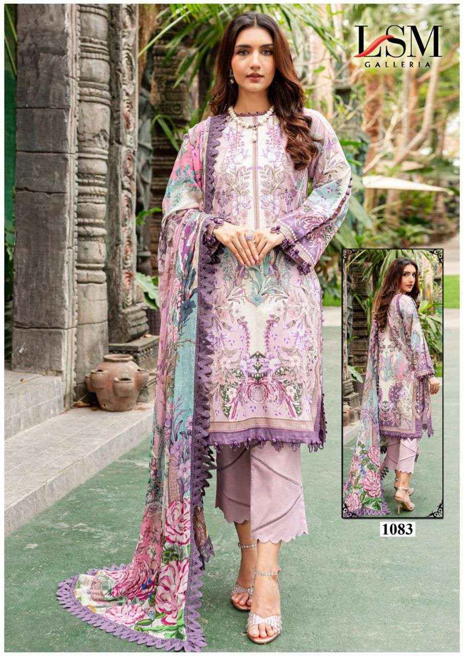 LSM Galleria Parian Dream Vol 9 Readymade Lawn Dress 6 pcs Catalogue