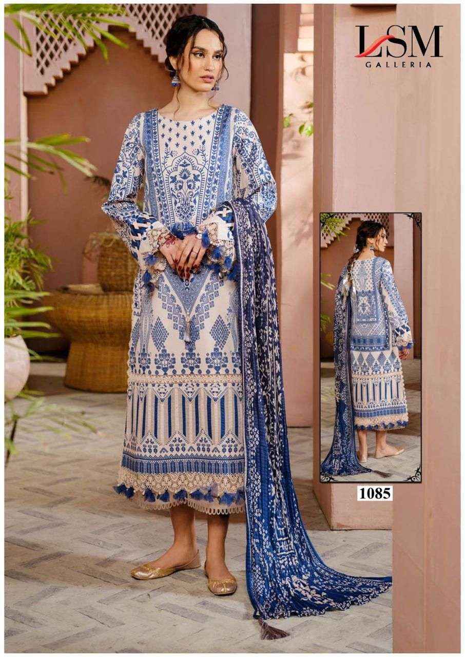 LSM Galleria Parian Dream Vol 9 Readymade Lawn Dress 6 pcs Catalogue