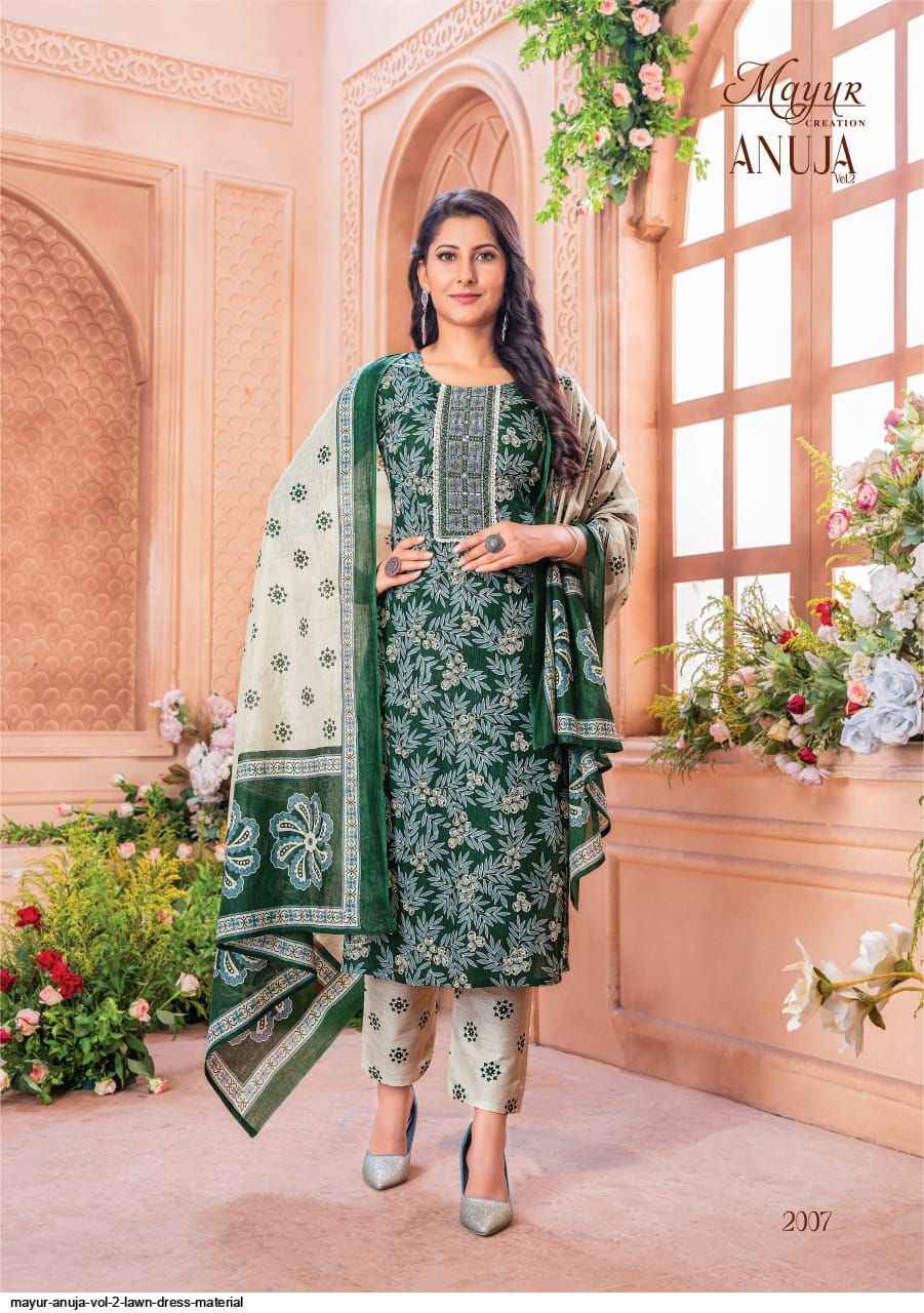 Mayur Creation Anuja Vol 2 Readymade Lawn Cotton Dress 10 pcs Catalogue