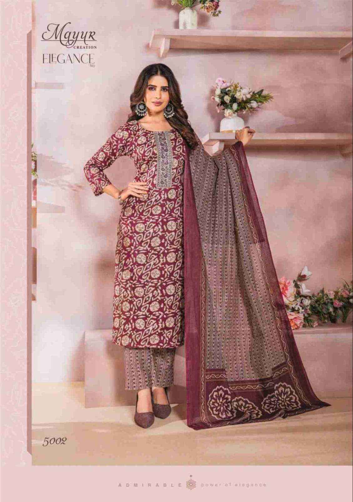 Mayur Creation Elegance Vol 5 Cotton Kurti Combo 10 pcs Catalogue