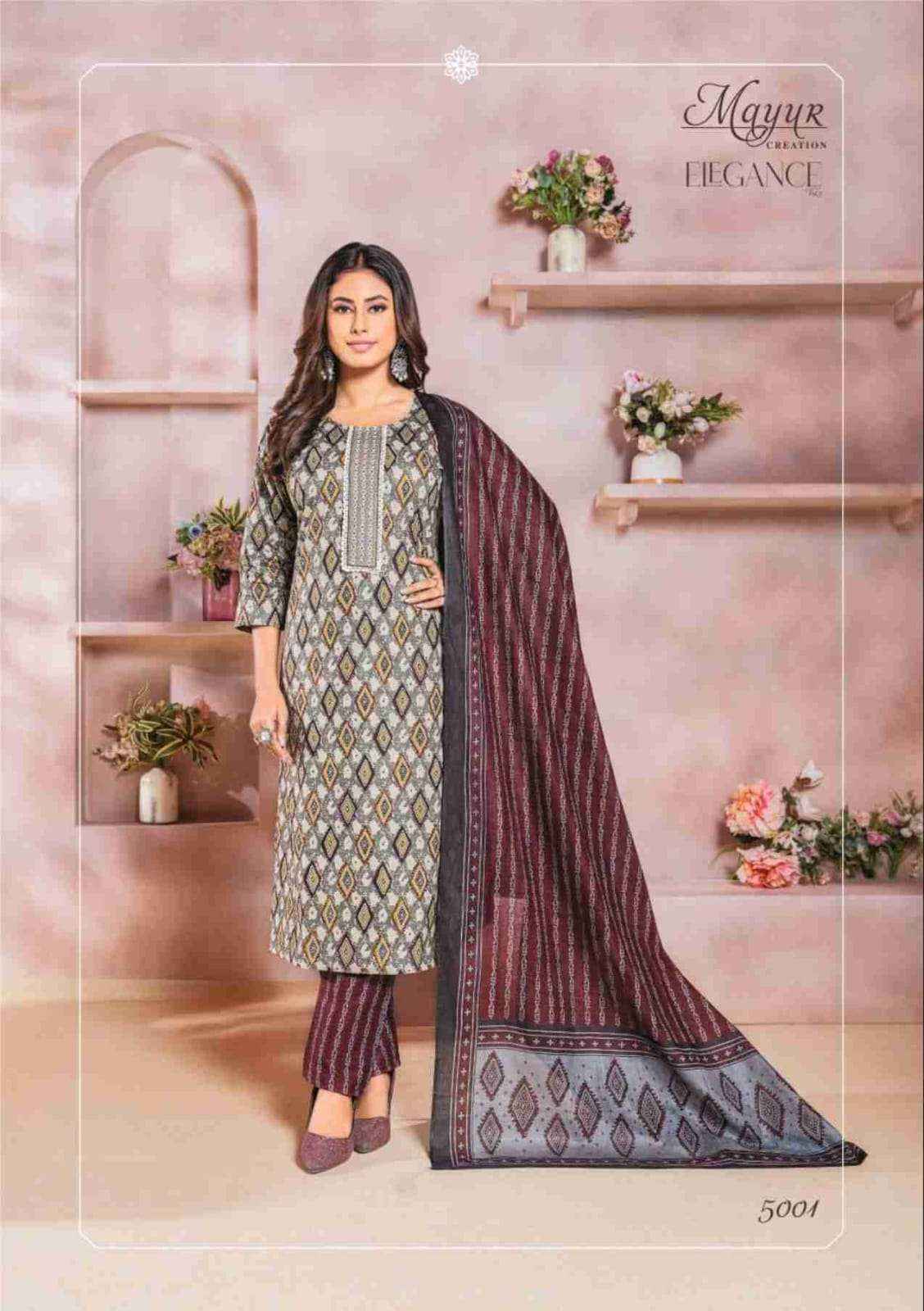 Mayur Creation Elegance Vol 5 Cotton Kurti Combo 10 pcs Catalogue