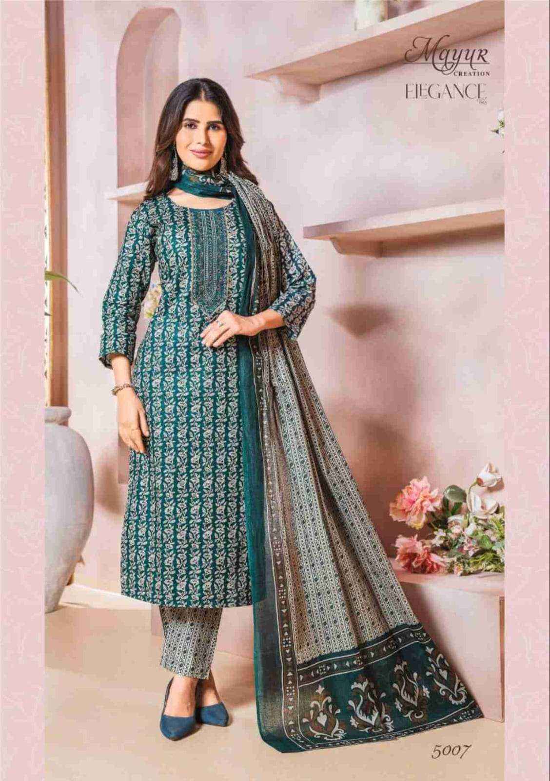 Mayur Creation Elegance Vol 5 Cotton Kurti Combo 10 pcs Catalogue