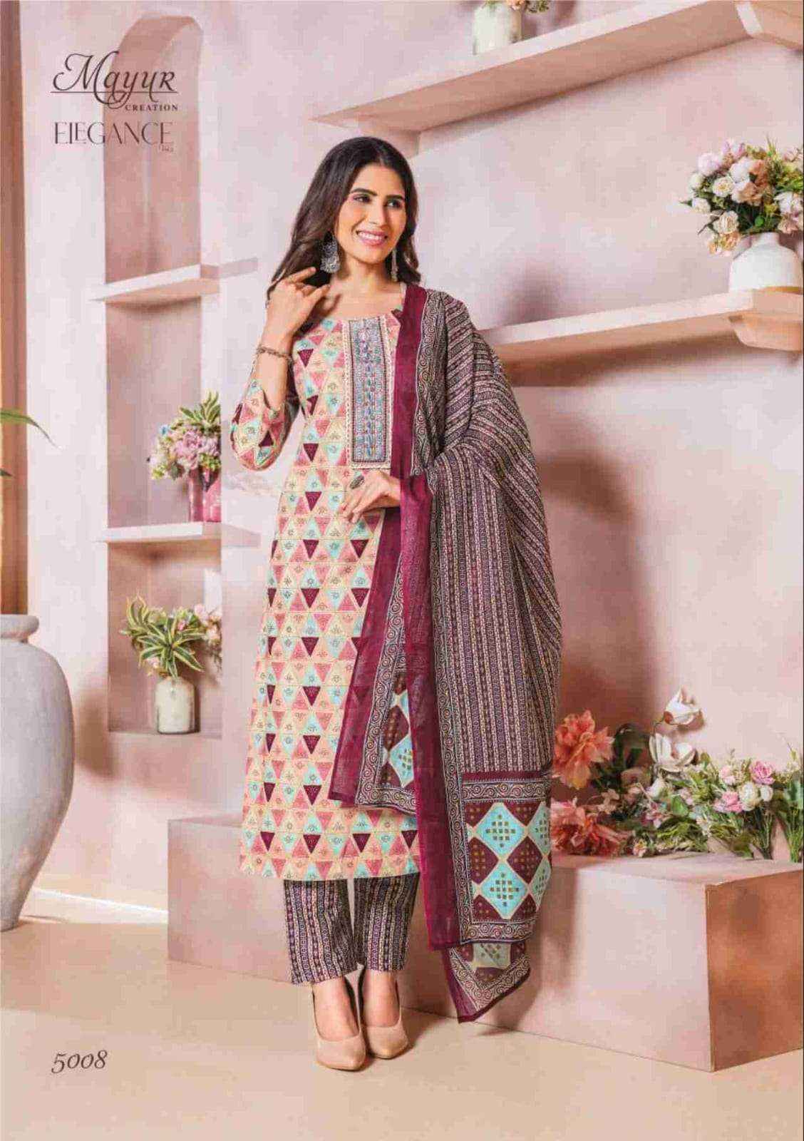 Mayur Creation Elegance Vol 5 Cotton Kurti Combo 10 pcs Catalogue