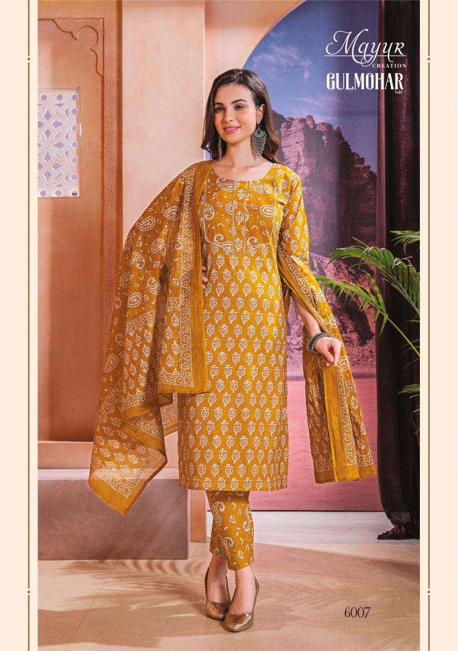 Mayur Creation Gulmohar Vol 6 Readymade Cotton Dress 10 pcs Catalogue