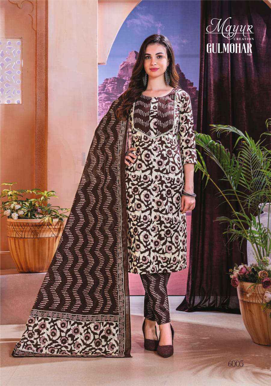 Mayur Creation Gulmohar Vol 6 Readymade Cotton Dress 10 pcs Catalogue