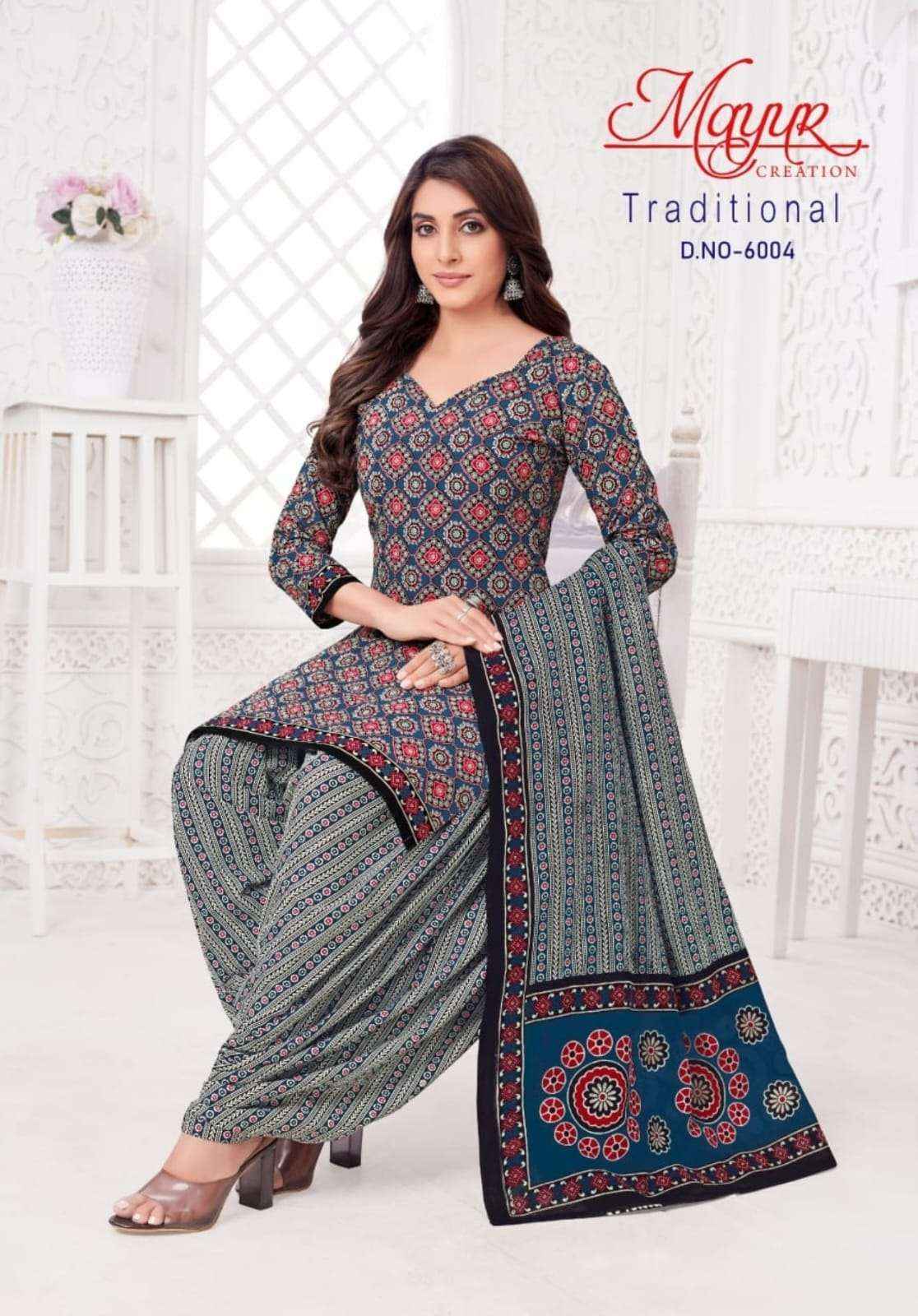 Mayur Creation Traditional Vol 6 Cotton Dress Material 10 pcs Catalogue