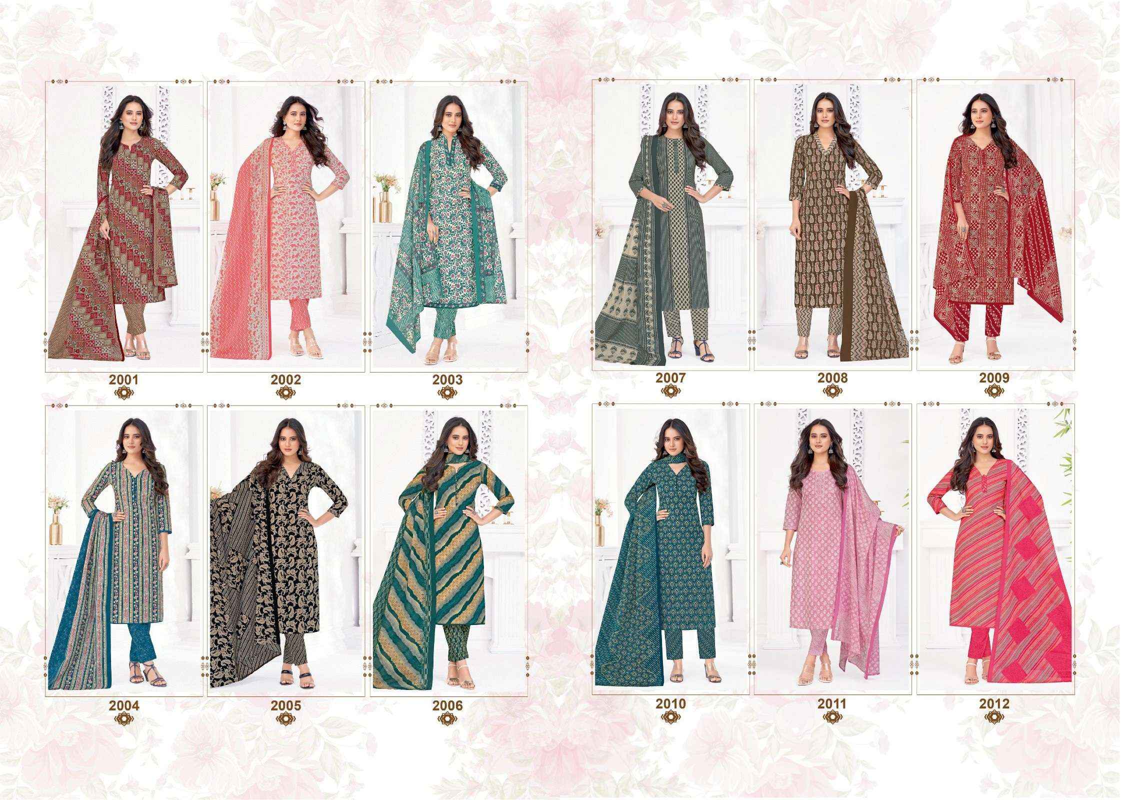 MFC Purnima Vol 2 Cotton Dress Material 12 pcs Catalogue