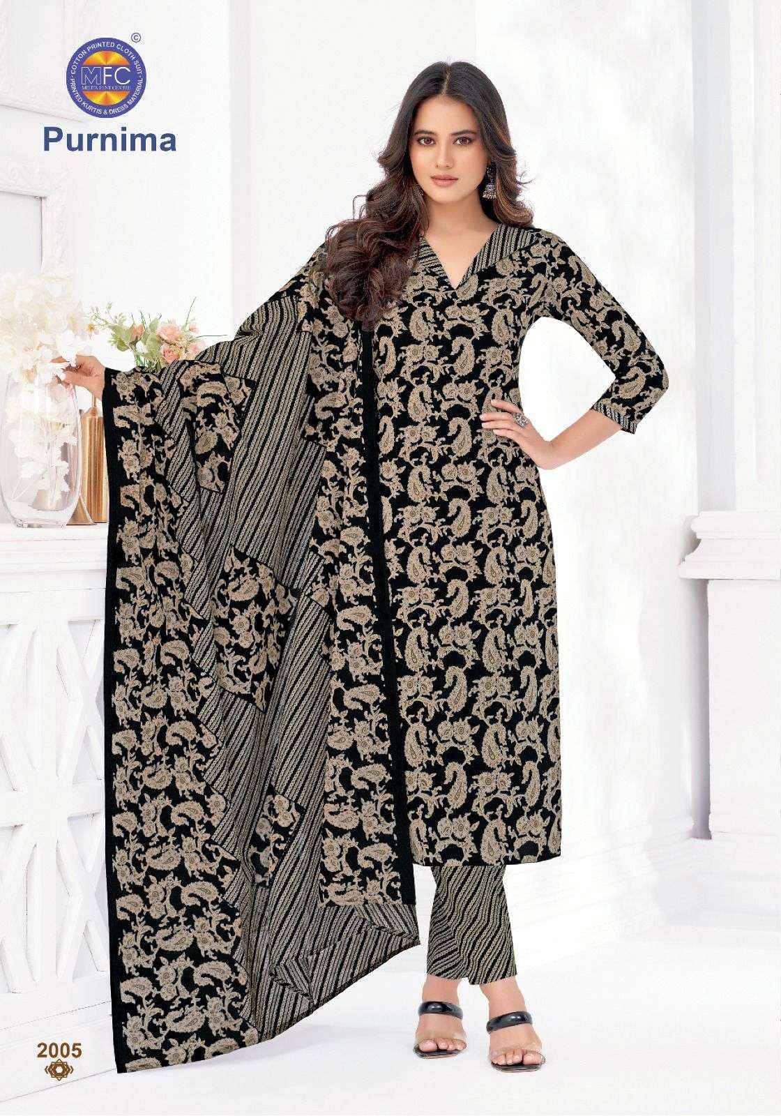 MFC Purnima Vol 2 Cotton Dress Material 12 pcs Catalogue