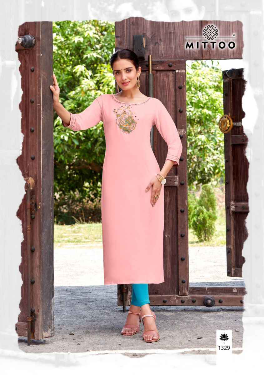 Mittoo Palak Vol 38 Rayon Kurti Online Kurtis Supplier