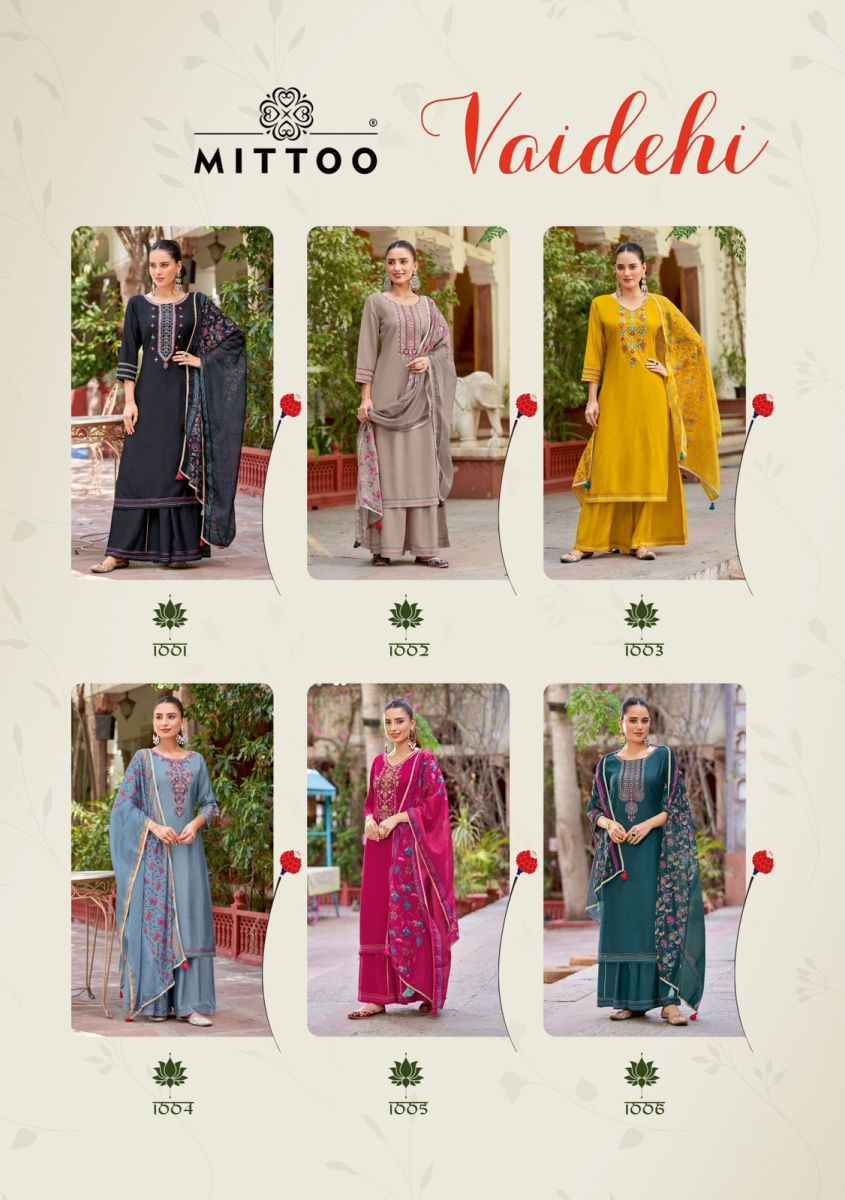Mittoo Vaidehi Rayon Kurti Combo 6 pcs Catalogue
