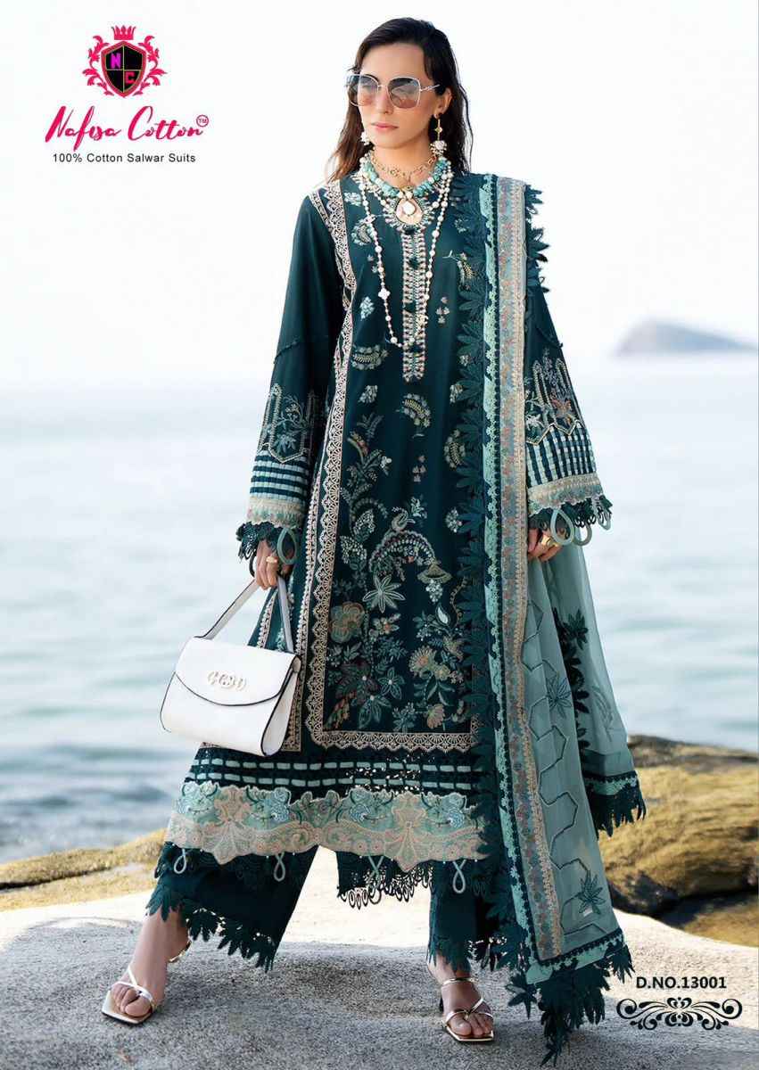 Nafisa Cotton Monsoon Vol 13 Cotton Dress Material Online Womens Clothing Store