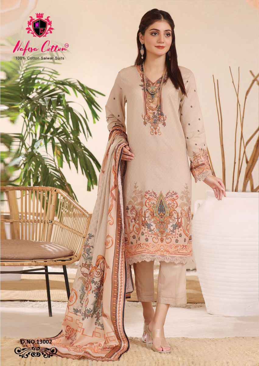 Nafisa Cotton Monsoon Vol 13 Cotton Dress Material 6 pcs Catalogue