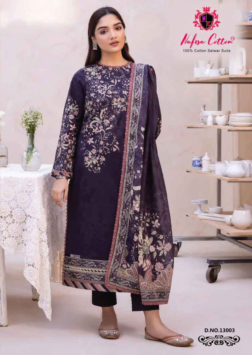 Nafisa Cotton Monsoon Vol 13 Cotton Dress Material Online Womens Clothing Store
