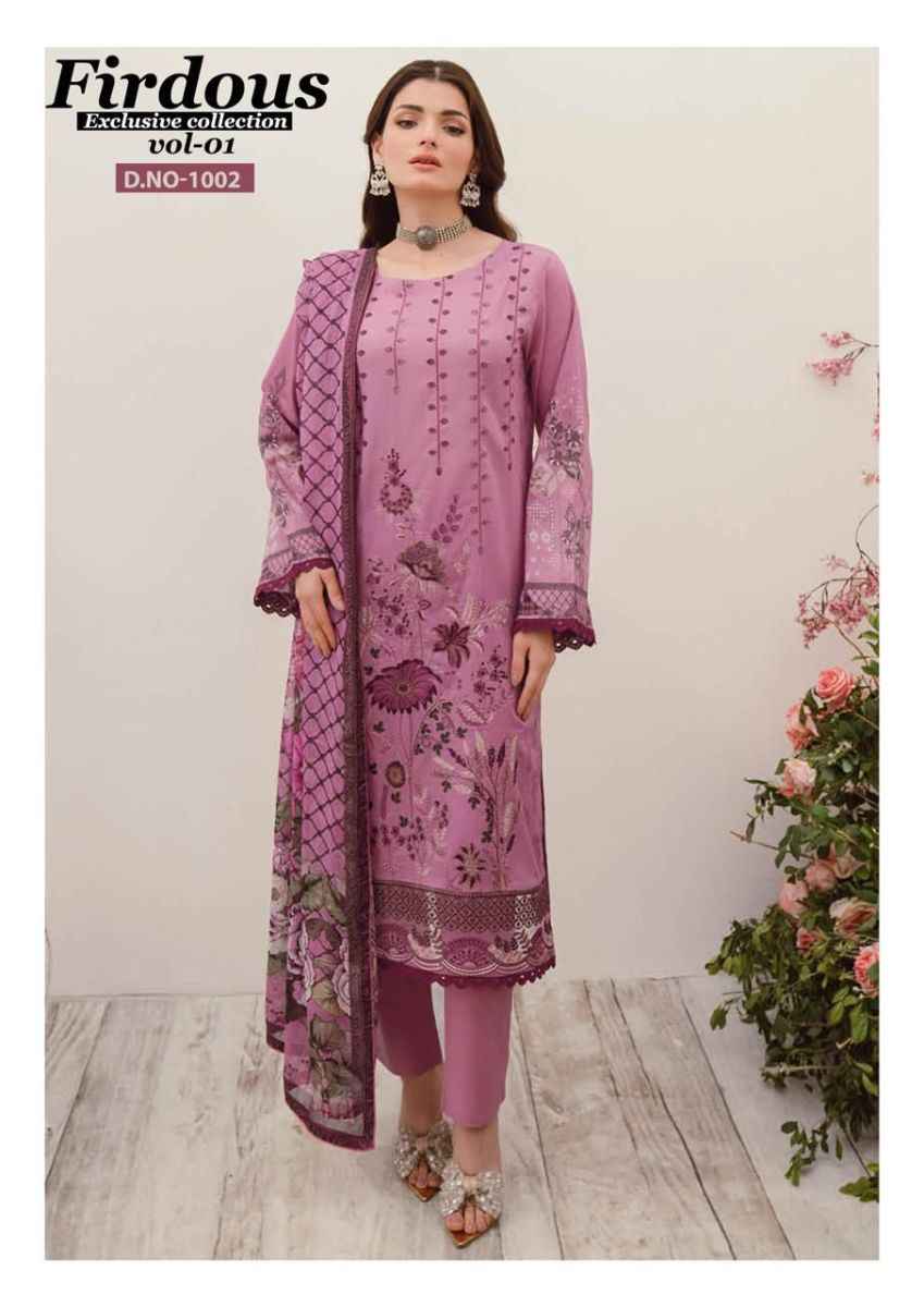 Nand Gopal Firdous Vol 1 Cotton Dress Material 8 pcs Catalogue