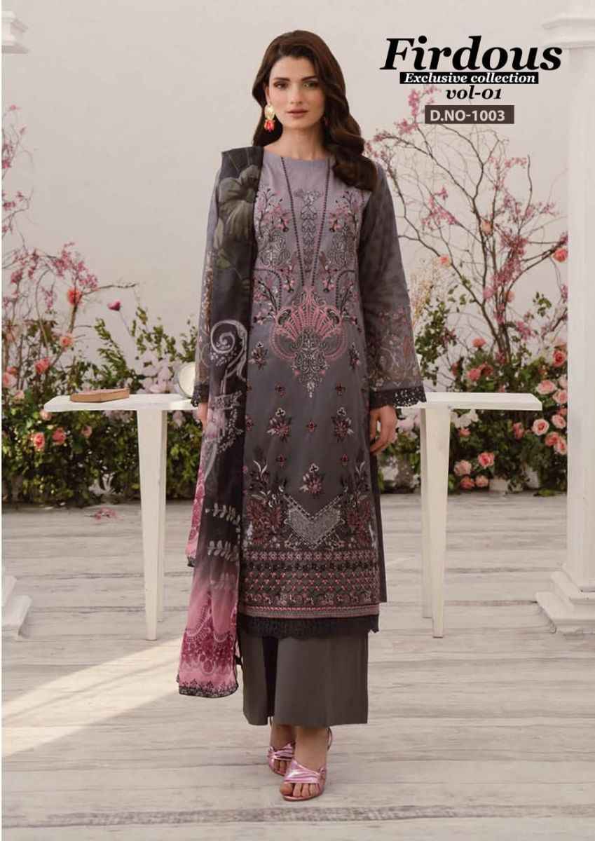 Nand Gopal Firdous Vol 1 Cotton Dress Material 8 pcs Catalogue