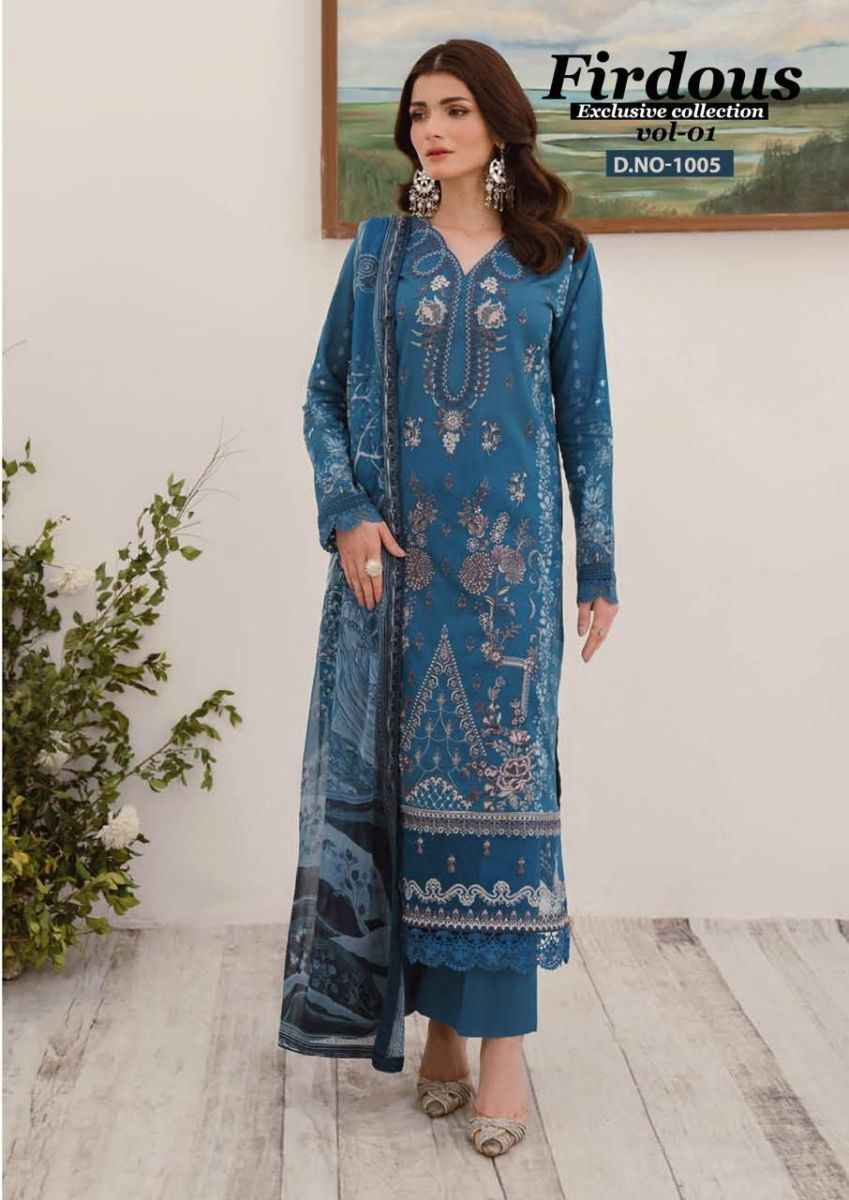 Nand Gopal Firdous Vol 1 Cotton Dress Material 8 pcs Catalogue