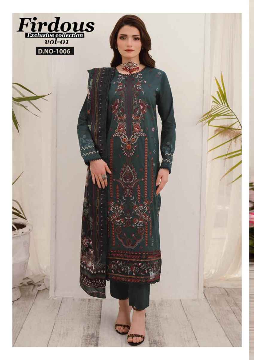 Nand Gopal Firdous Vol 1 Cotton Dress Material 8 pcs Catalogue
