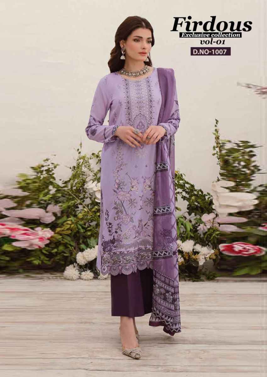 Nand Gopal Firdous Vol 1 Cotton Dress Material 8 pcs Catalogue