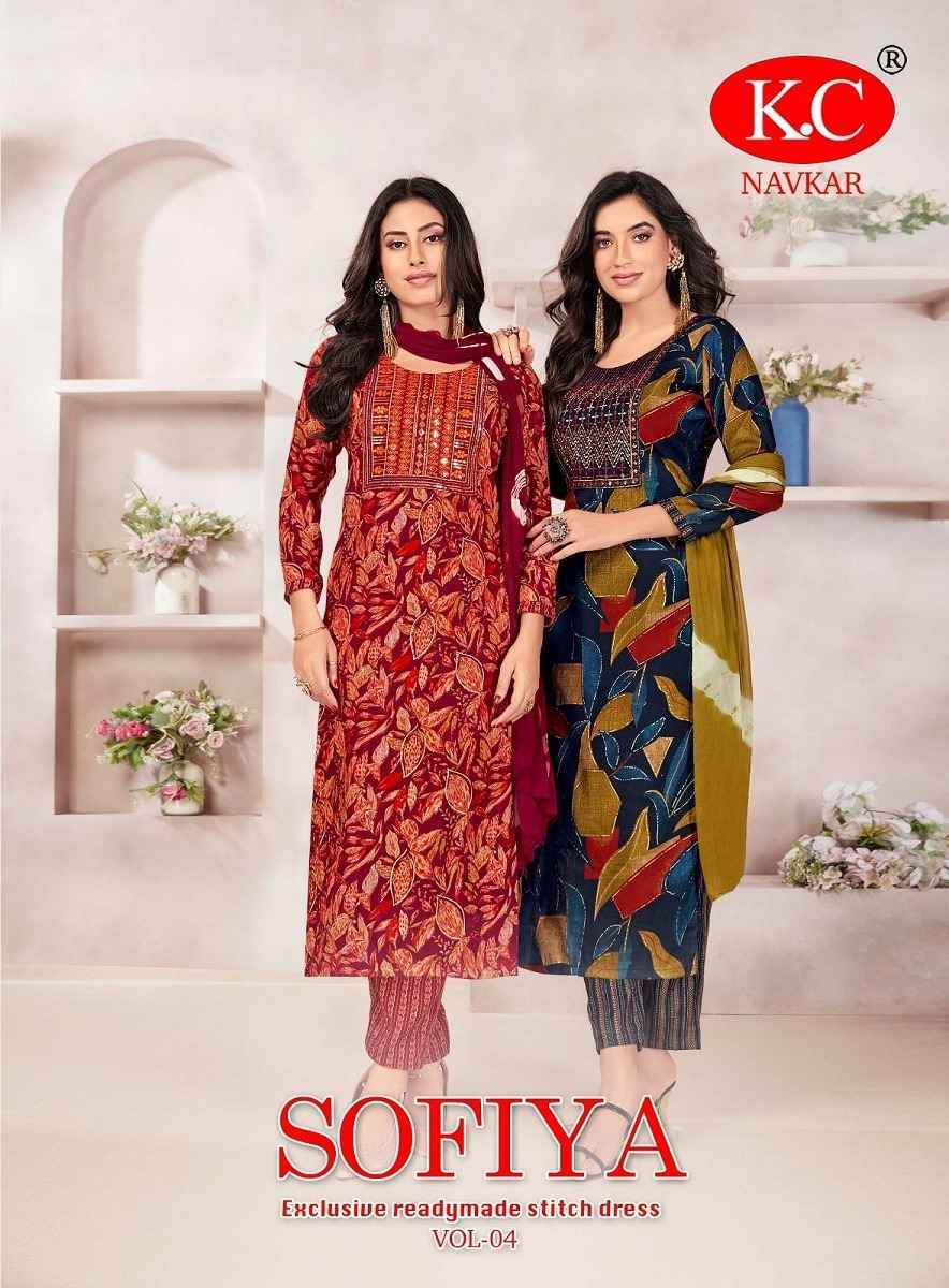 Navkar Sofiya Vol-4 Readymade Rayon Dress 8 pcs Catalogue