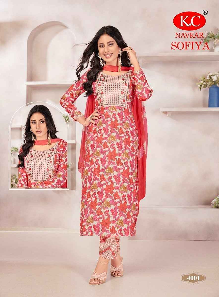 Navkar Sofiya Vol-4 Readymade Rayon Dress 8 pcs Catalogue