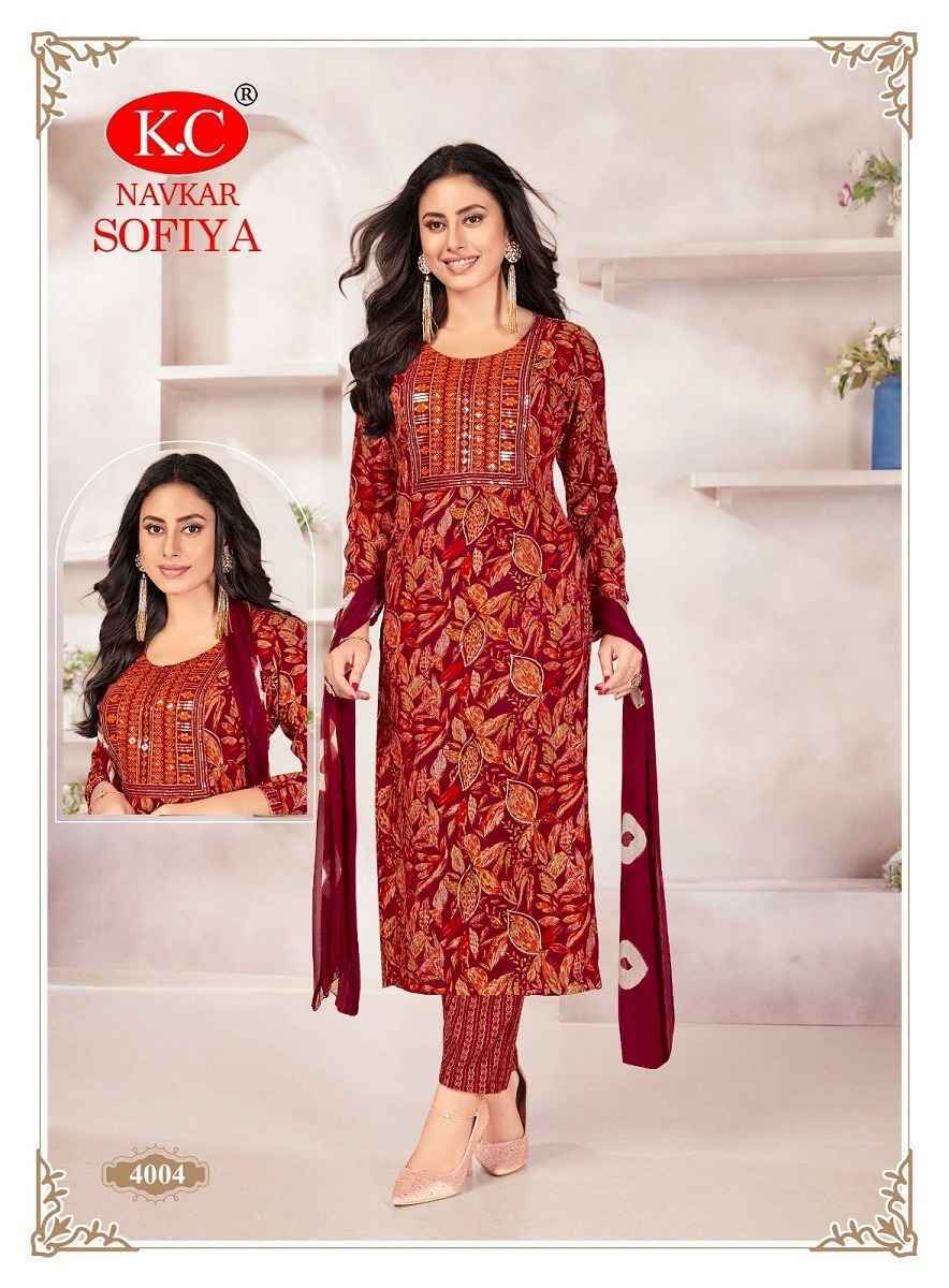 Navkar Sofiya Vol-4 Readymade Rayon Dress 8 pcs Catalogue