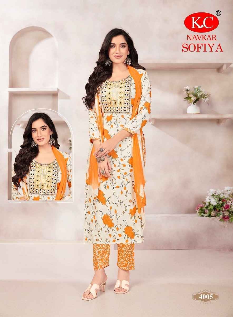 Navkar Sofiya Vol-4 Readymade Rayon Dress 8 pcs Catalogue