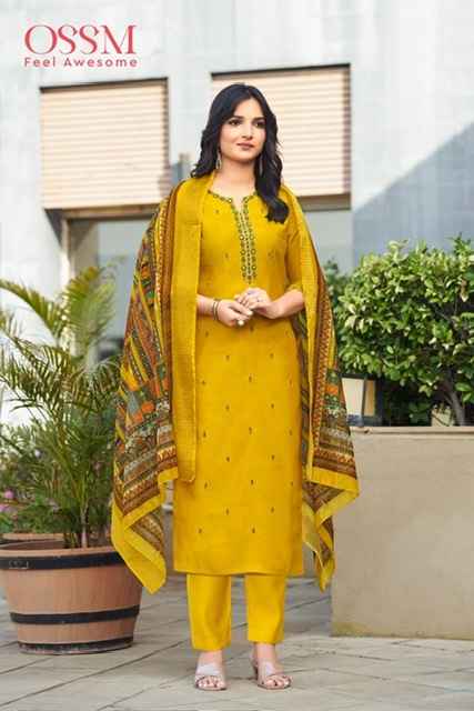 Ossm Mohey Viscose Roman Silk Kurti Combo 6 pcs Catalogue