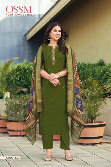 Ossm Mohey Viscose Roman Silk Kurti Combo 6 pcs Catalogue