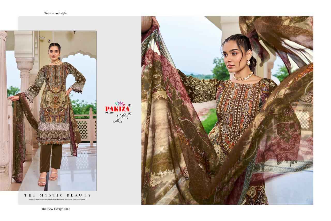 Pakiza Prints Aayat Vol 41 Cotton Dress Material 10 pcs Catalogue