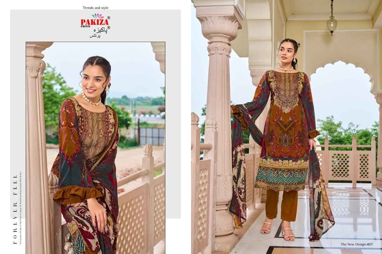 Pakiza Prints Aayat Vol 41 Cotton Dress Material 10 pcs Catalogue